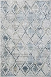 Dynamic Rugs MOSAIC 1666-115 Cream and Grey and Blue